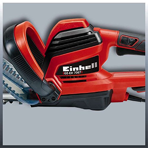 Einhell Elektro Heckenschere GE-EH 7067 (700 W, 670 mm Schnittlänge, 30 mm Zahnabstand, Schnittgutsammler, Kabelzugentlastung) - 4