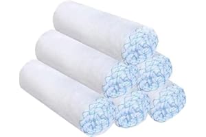 RUIYUNZHUZHU 6Pack Muslin Cloths Soft Muslin Towels Reusable Facial Cleansing Cloths Remover Face Muslin Pack for Facial Cleaning and Makeup Removal