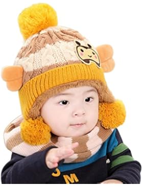 Babybekleidung Hüte & Mützen Longra Baby Mädchen Jungen Winter Hut Gestrickte Wolle Mützen Schal Woolen Hood Mützen...