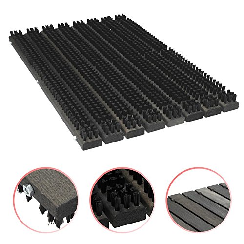 Luxus Holz Fußmatte Schuhabstreifer Fußabtreter Schmutzmatte Schuhabtreter NEU