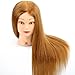 22" 60% Real Hair Training Head or Makeup Mannequin Doll + Free Table Clmap