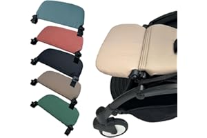 Brogtorl Accessoires pour poussette - Repose-jambes - Planche d'extension Compatible avec Babyzen YOYO - sans démontage - rallonge de 6,2 pouces, facile à fixer et à nettoyer (Gris - brun)
