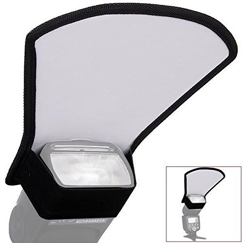 BlueBeach   Recto-verso Flash R  flecteur Diffuseur Softbox Argent et Blanc pour Nikon Speedlite   Canon Speedlite   Yongnuo Speedlight   Sony   Pentax   Olympus   Neewer   Godox   Vivitar   Sunpack   Sigma et d autres Flashgun DSLR Lampe de poche
