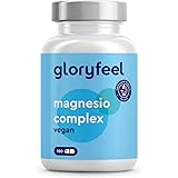 Magnesio Completo con 5 Tipi di Magnesio, Magnesio Citrato + Bisglicinato + Ascorbato + Malato, 180 Capsule, 250mg Magnesio E