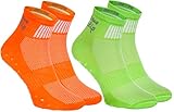 2 Paar bunte Anti-Rutsch-Socken mit ABS-System