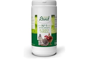 HÜHNER Land Vitalkraft pour Poulets et volailles 1,2 kg I Poulets Aliment complémentaire pour l'alimentation des Poulets, minéraux pour Poulets, pour œufs et Climat Stable