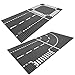 Produktbild LEGO City 2-teiliges Platten Set 7280 7281 Gerade Straße / Kreuzung + Kurve / T-Kreuzung