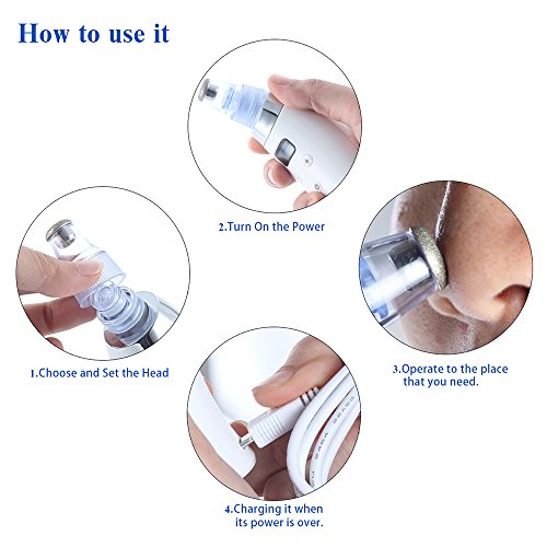 Beautystar poren sauger Elektro porenreiniger Schönheit Instrument an die Oberfläche der Haut reinigen Mitesser akne remover - 5