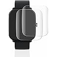 BROTECT 2X Full-Cover Schutzfolie kompatibel mit Huami Amazfit Bip U/Pro Full-Screen Displayschutz-Folie [3D Curved, Kristall