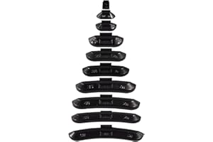 DWEEKIY Pesas de impacto de cinc premium negro – 50 unidades x 20 gramos para llantas de acero tipo 84 B – Número de referencia 083085 20