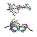 Produktbild kexin lin Lace Masquerade Masks,2 Stück Damen Maskenspiel Frauen Sexy Augenmaske Venetian Gesichtsmaske Karneval Maskerade für Halloween Weihnachten Party