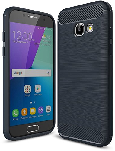 Preisvergleich Produktbild PEDEA Carbon Case für Samsung Galaxy A3 2017, blau