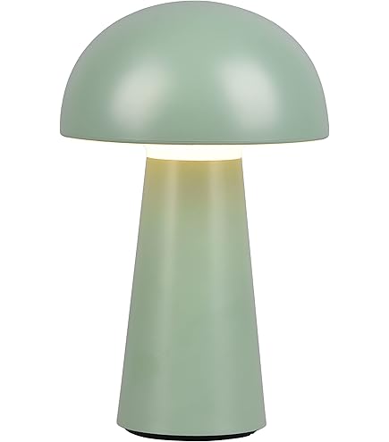 Lampe céramique Timéo - Jaune moutarde strié - H.25 cm