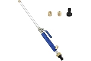 BEKASA Jet High Pressure Washer Lance, Hydro Jet Power Washer Wand with 2 Jet Nozzles for Garden Hose, High Pressure Hose Attachment for Car Washing, Home Garden Watering, Lawn Irrigation