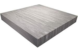 ‎HEIRO Schaumstoffplatte 50x50cm Schaumstoff Kissen Schaumstoffpolster - extra formstabil - 6cm dick