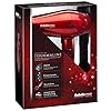 BaByliss Pro Special Edition Tourmaline Ceramic Ionic Hair Dryer 6 Heat Speeds 2100W BAB6738RU - Red