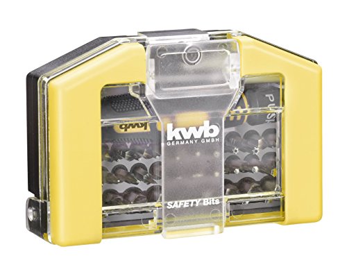 kwb Bitbox Safety Bits 119200 (1/4″ und 4 mm Bits, für Sicherheitsverschraubungen an Haushaltsgeräten, inklusive Tri-Wing, Spanner, Pentalobe Bits) - 2
