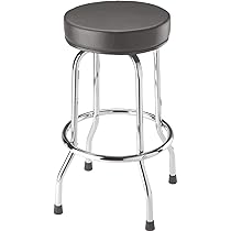 Olympia Tools Adjustable Hydraulic Work Stool – 360° Swivel, Vinyl Padded Seat, 20.5” X 20.5” X 39-43” H