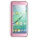 Produktbild Oats® Premium Hülle für Samsung Galaxy S6 Edge Plus Schutzhülle in stylischem Aluminium Schutzhülle mit Sichtfenster Anrufe schnell Annehmen Hard Cover Flip Back Case Tasche Bumper - von OKCS® in Pink