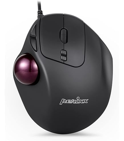 Amazon.in: Buy Perixx Wired Ergonomic Trackball Mouse