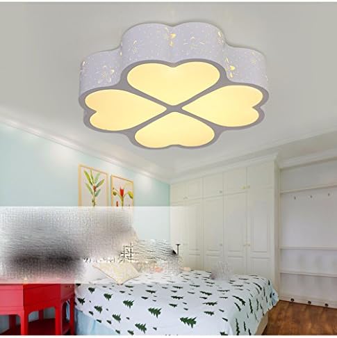 GZLIGHT Modern LED Ceiling Lamp Light Fixture Children'S Room Bedroom Cartoon,Let-Down 48W Dimmable 50*50*10cm