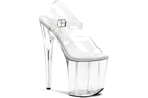 Pleaser Fenicottero-808, Tacchi Sandali Donna