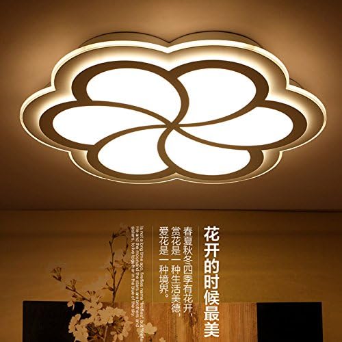 Cttsb ceiling lamp Modern simple creative fashion personalized ceiling light Living room round led bedroom cozy room living room remote control dimmer optocoupler ?520 * 65mm