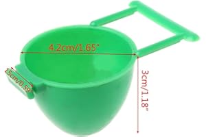 U/K Creativo pappagalli, porta uova di frutta, contenitore per uova e uccelli, comodo e pratico