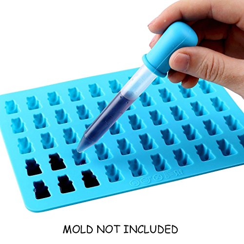 Dropper Pipetten für Gummi Formen, Süßigkeiten / Süßformen und Handwerk, 5 ML, Set von 10 - 3