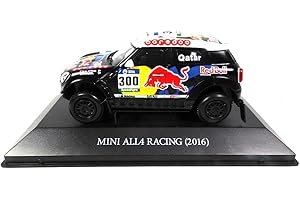 OPO 10 - Coche 1/43 Compatible con Mini All4 Racing # 300 Nasser Al Attiyah Rallye Dakar 2016 (DK662)