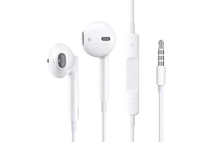 WSPLO Earphones Wired In-Ear headphones wired Earbuds 3.5mm Jack headphones Noise Isolating Earbuds With Microphone remote contro Compatible with iPhone IPad Samsung HUAWEI Android Tablets and More device