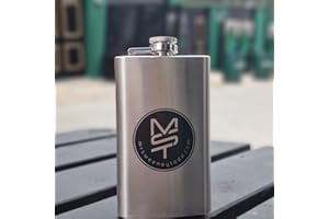 AXMAN Fiaschetta Mr Sweeny Todd | 6oz acciaio inox Steal | Venditore UK