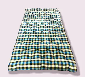 ATOOTFUSION Soft Cotton Filled Multicolour Foldable Mattress | Gadda (2 Sleeping Capacity - 4 x 6 ft or 72 x 48 x 4 Inch)