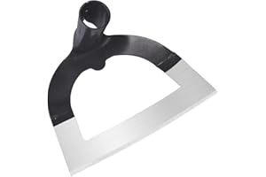 SUNSIOU Binette Jardinage, Houe Jardinage, Outil Jardin Multifonction, Creux Binette, Appareil de Désherbage, pour Planter des Légumes, Désherber, Ameublir le Sol, Séparez L'herbe et la Terre (26CM)