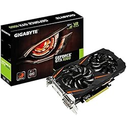 Gigabyte GV-N1060WF2OC - Tarjeta grafica NVIDIA G-Force GTX 1060 Windforce 2 OC (6GB, GDDR5, PCI-E 3.0, DVI-D, HDMI, DP), color negro