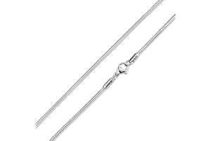 König Design Schlangenkette - Edelstahl Halskette - für Frauen und Männer - Schmuck - Edelstahlkette - viele verschiedene Varianten