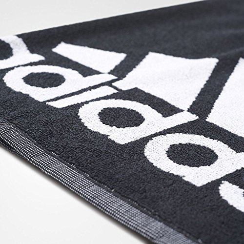 adidas Handtuch Towel S, Black /White, One Size, AB8005 - 3