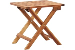 ‎VIDAXL vidaXL Składany stolik ogrodowy, 40x40x40 cm, lite drewno akacjowe