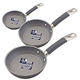 En color gris San Ignacio Set de Sartenes, Aluminio, Gris, 24 cm, 3 Unidades
