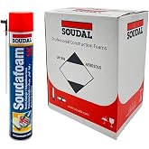 Soudal Soudafoam 1K Poli&uuml;retan Montaj K&ouml;p&uuml;k 600 gr. - 12'li Paket