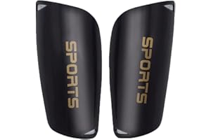 MARFULEAKY Football Kids Shin Pads, 6-12 Years Kids Shin Pads for Football Games, Insert-Type Sturdy Shin Guards for Pupils, Teens, Impact-Resistant Shin Guards for Boys and Girls