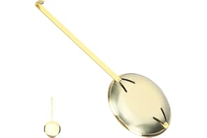 VICASKY Golden Metal Pendulum Replacement Parts for Wall Clock - Pendulum Quartz Clock Mechanism DIY Repair Accessories and Ornaments Components