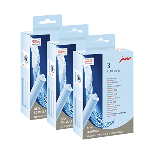 Jura 71312 Claris Filterpatrone Blau, (3 x 3er-Pack)