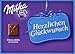 Produktbild Milka Herzlichen Glückwunsch Milchcrème - Geschenkverpackung mit Pralinen aus Alpenmilch Schokolade - 5 x 110g