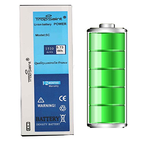 Trop Saint Batterie Interne pour iPhone 5C - 1510mAh Kit de R paration avec Outils et Adhesifs Trop Saint Batterie Interne pour iPhone 5C - 1510mAh Kit de R paration avec Outils et Adhesifs