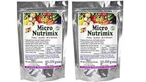 TSR Organic Fertilisers & Pesticides Micro Nutrimix granules (850 + 850 Grams) All Purpose Fertilizer for Flowers Vegetables Fruits Leafy Plants