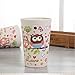 Produktbild Heelinna Zuhause 1 Stück Weizen Stroh Cartoon Nette Eule Tumbler Zahnbürstenhalter Tasse Mundwasser Tasse Wasser Tasse Badezimmerzubehör