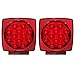 Produktbild LEDMOMO 2Pcs LED Trailer Lights Wasserdichte Tauch Rücklicht Running Stop Blinker Bremse Marker Rückfahrscheinwerfer für Anhänger Camper Truck