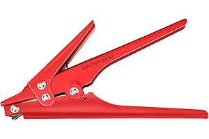 Strumento per fascette, strumento per fascette Dechengbao e utensile per tensionamento e taglio per fascette in plastica o nylon