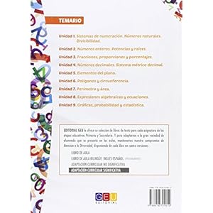 Matemáticas 1 educacion secundaria